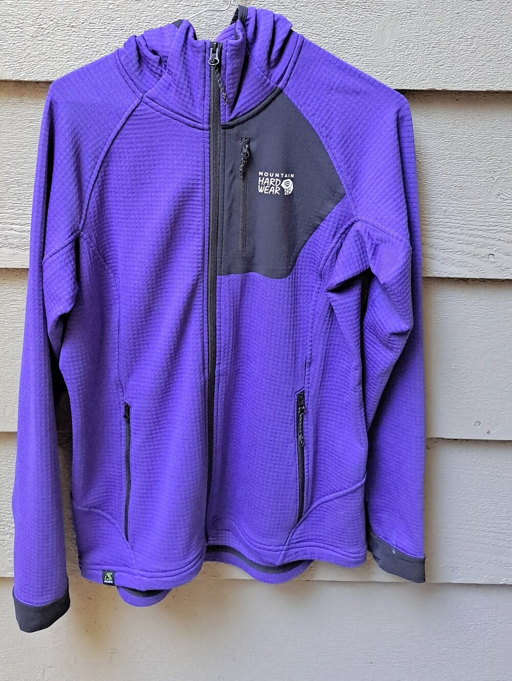 MOUNTAIN HARDWEAR Hooded Stretch Soft Shell Jacket - M